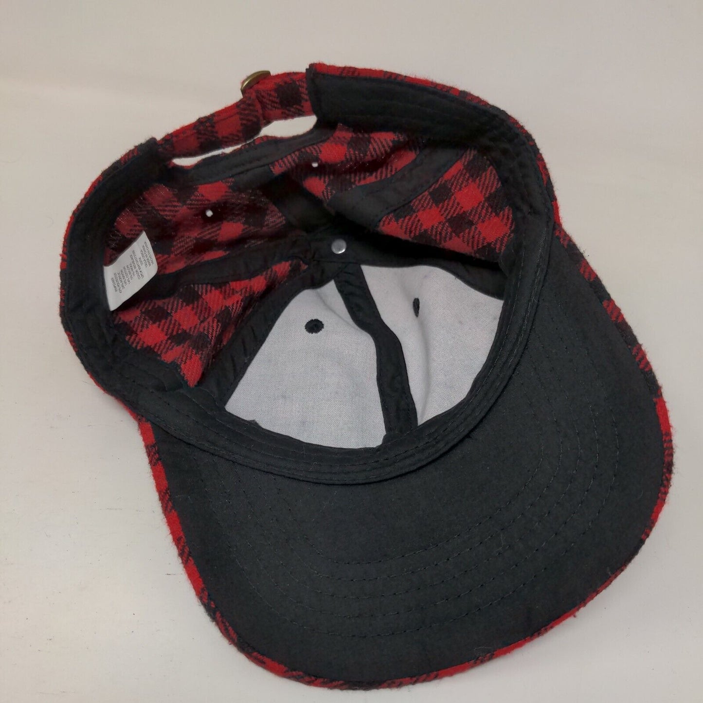 Unbranded Slideback Hat Multicolor OSFM Adjustable Buffalo Check Blank 6 Panel