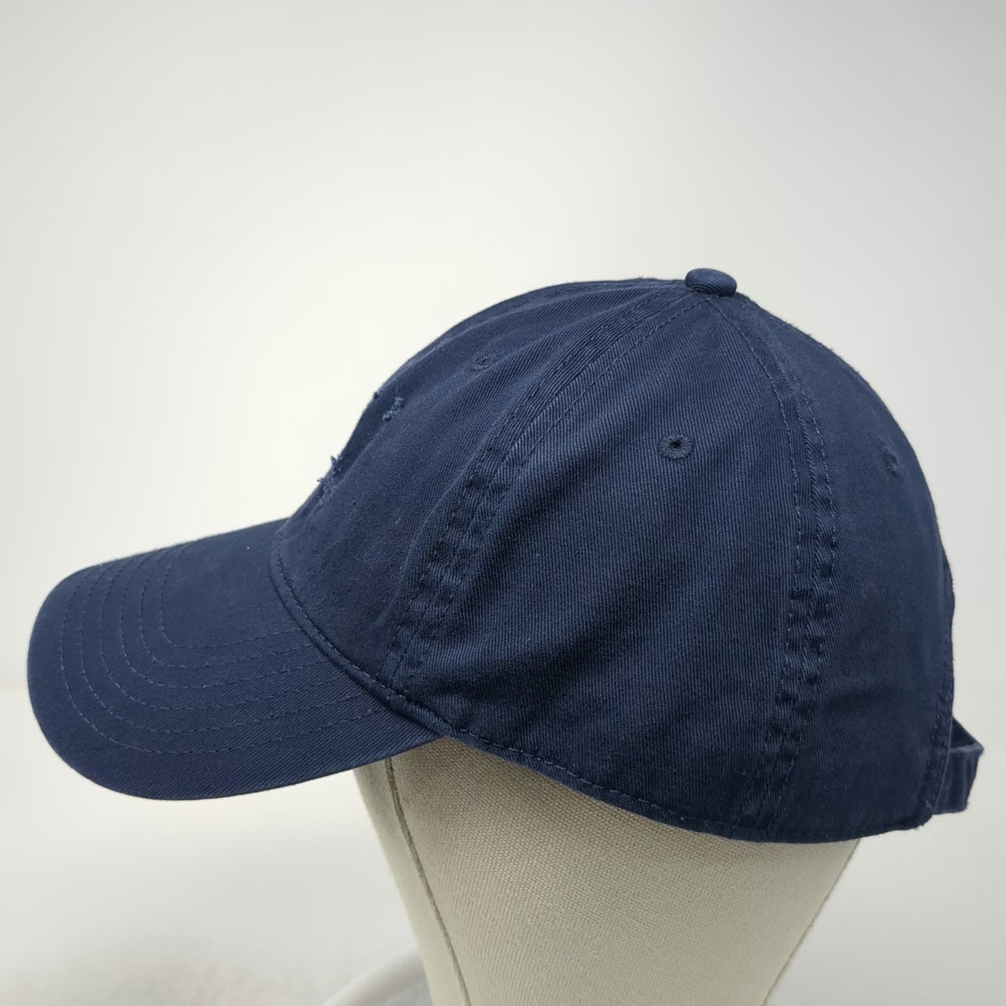 Kerri Rosenthal Baseball Cap Blue One Size Slideback Solid Cotton Twill Hat