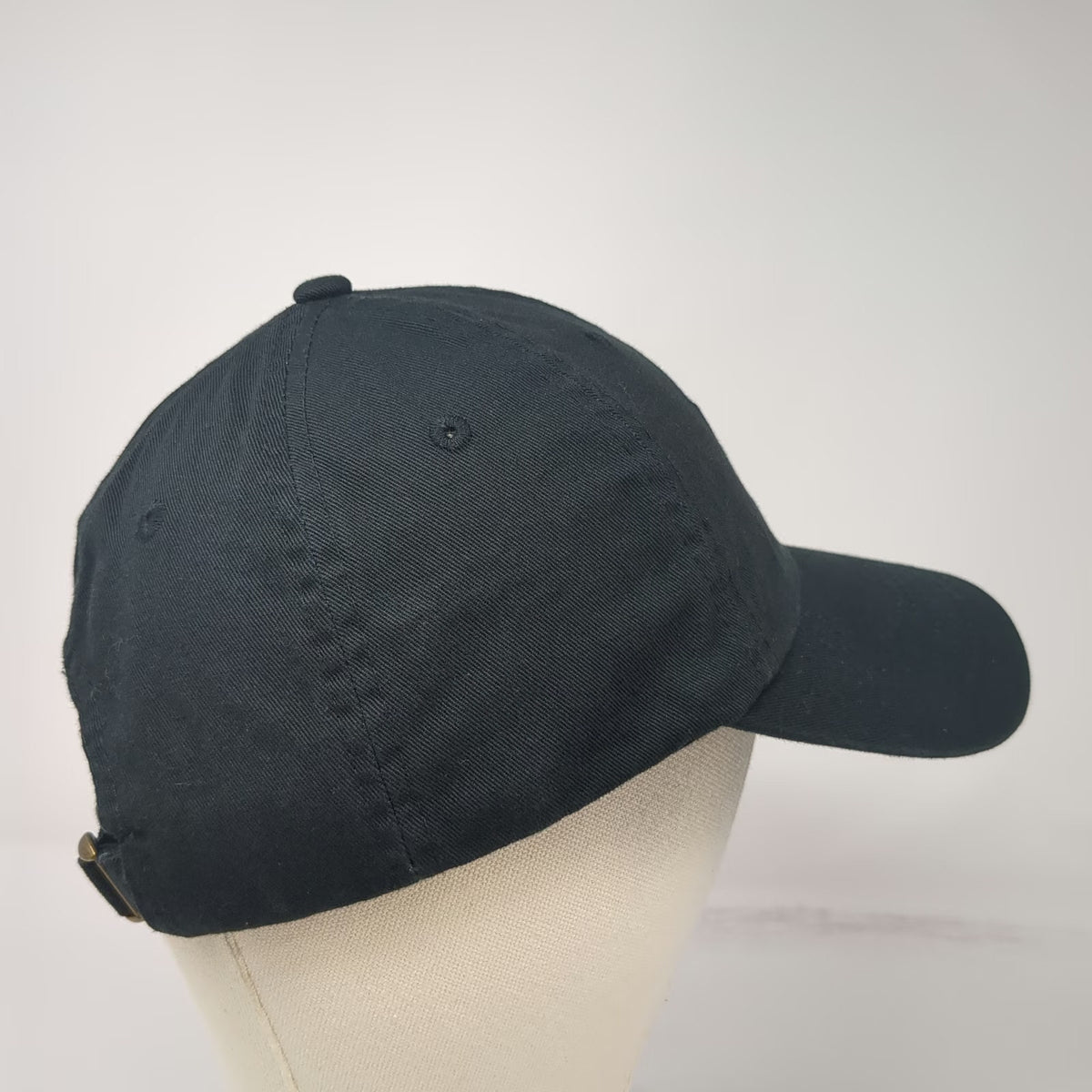Black Baseball Cap One Size Paddleboard Idaho Embroidered Slideback Cotton Hat
