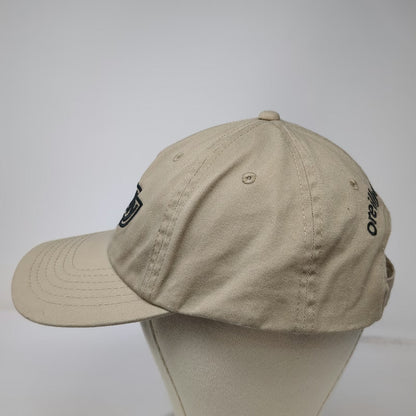 O'Reilly Auto Parts Baseball Cap Beige One Size Strapback Embroidered Logo Hat