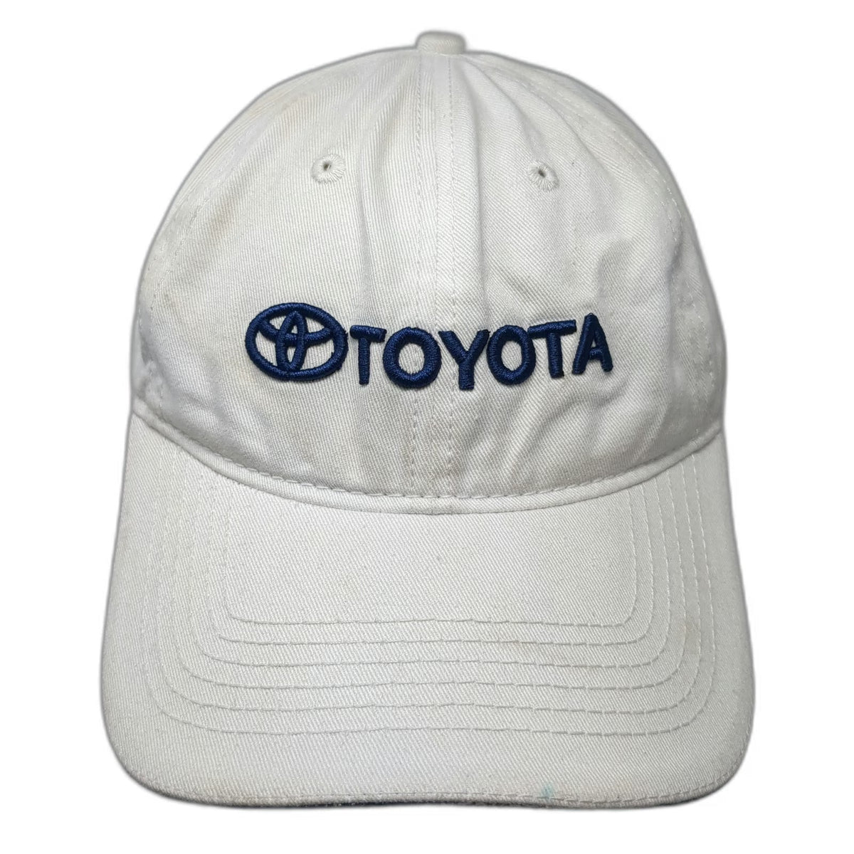 Atlanta Cap Company Hometown Toyota Baseball Cap White One Size Strapback Hat