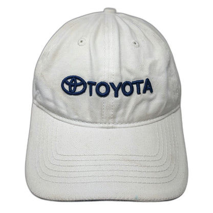Atlanta Cap Company Hometown Toyota Baseball Cap White One Size Strapback Hat