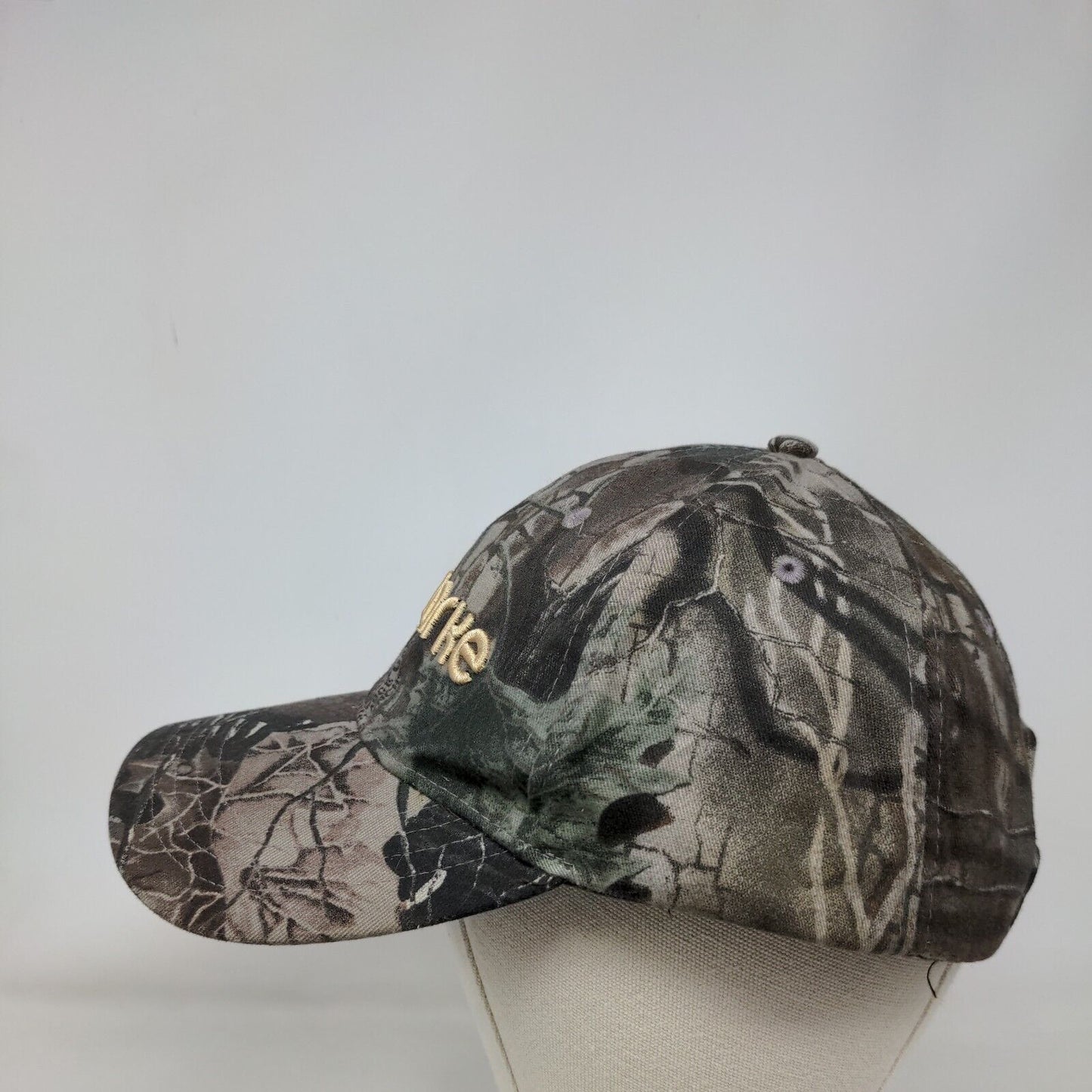 Clarke Strapback Hat Camouflage One Size Embroidered Adjustable