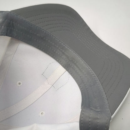 Imperial Baseball Cap White One Size AJGA Shield Logo Golf Strapback Patch Hat