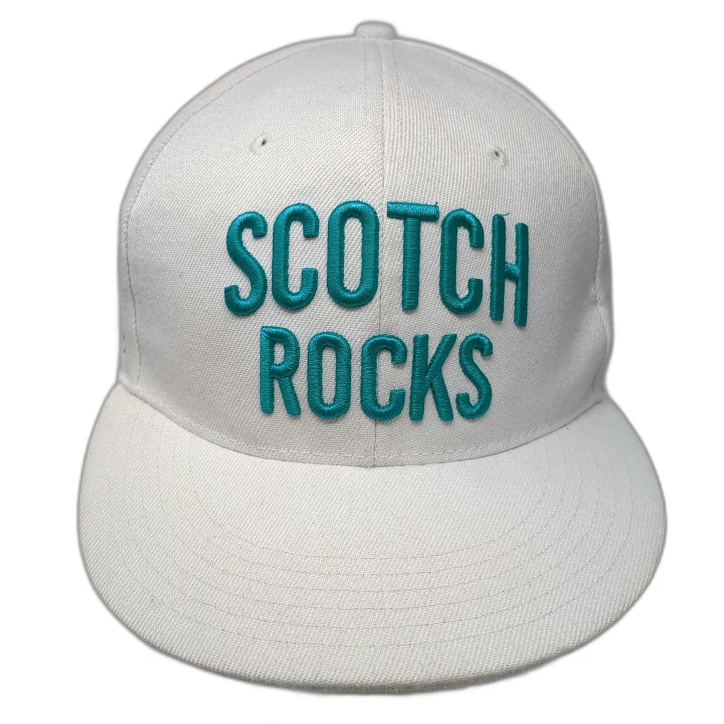 The Glenlivet Baseball Cap White One Size Scotch Rocks Snapback Acrylic hat