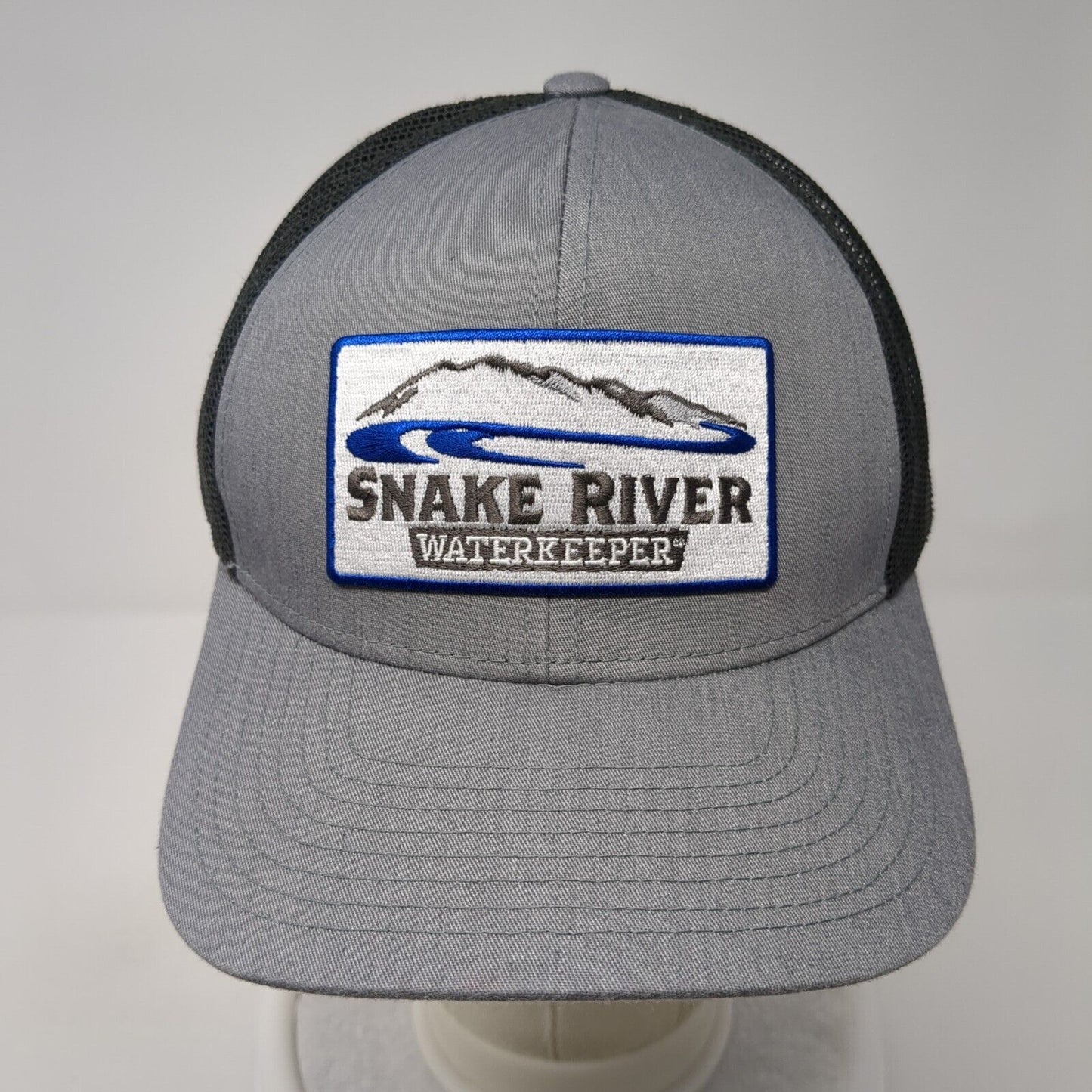 Snake River Waterkeeper Snapback Trucker Hat Gray OS Adjustable Pacific Headwear