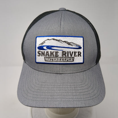 Snake River Waterkeeper Snapback Trucker Hat Gray OS Adjustable Pacific Headwear