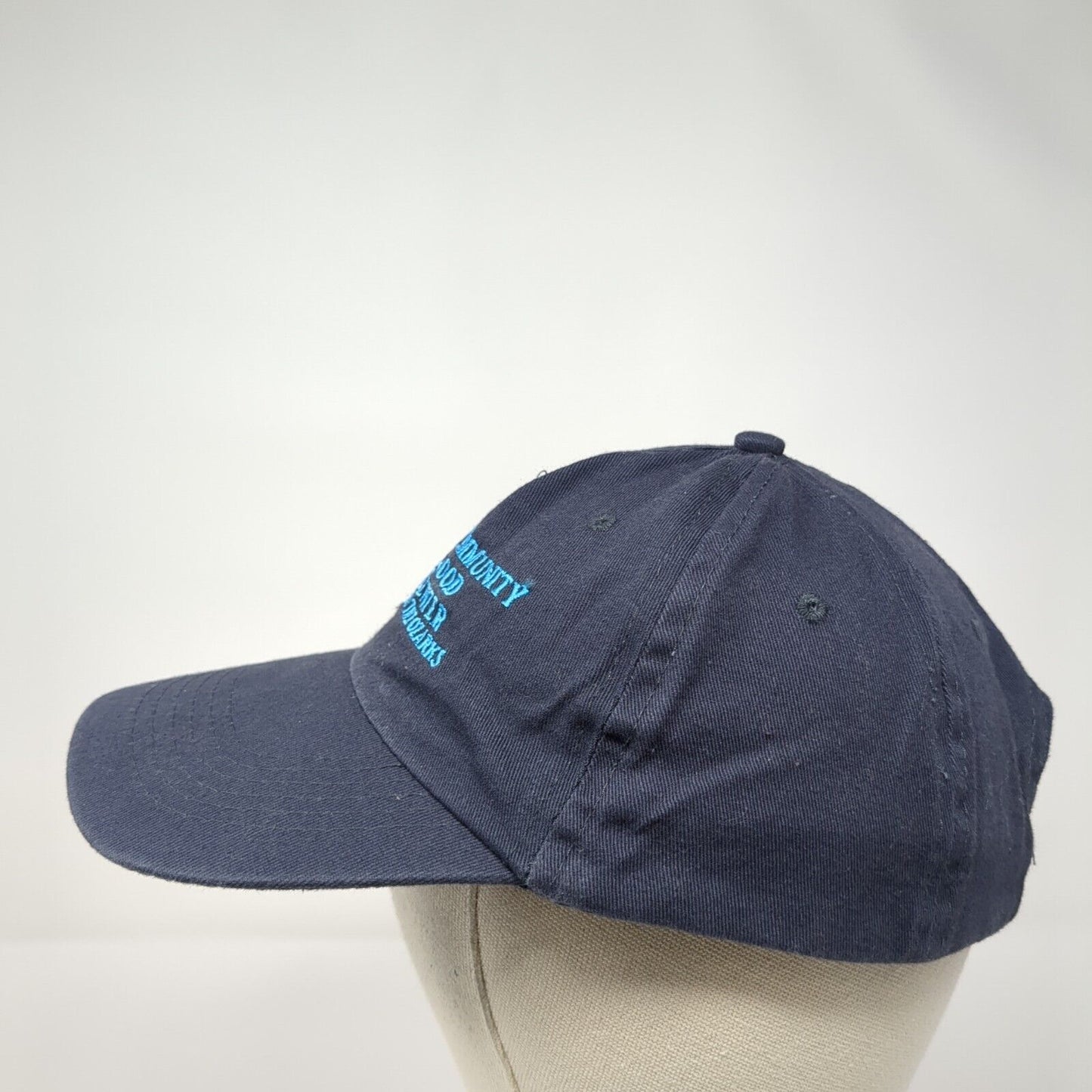 Community Blood Center of the Ozarks Strapback Hat Blue One Size Outdoor