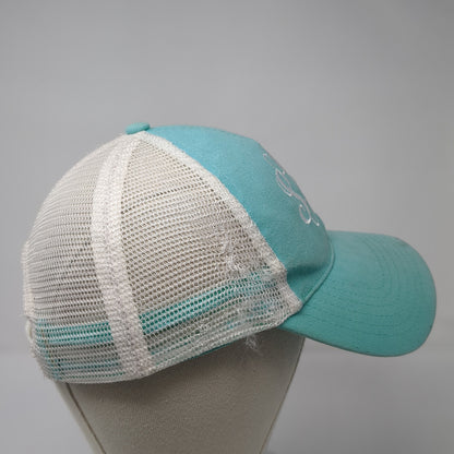 Sea Snapback Trucker Hat Blue One Size Adjustable Embroidered Mesh Back WB