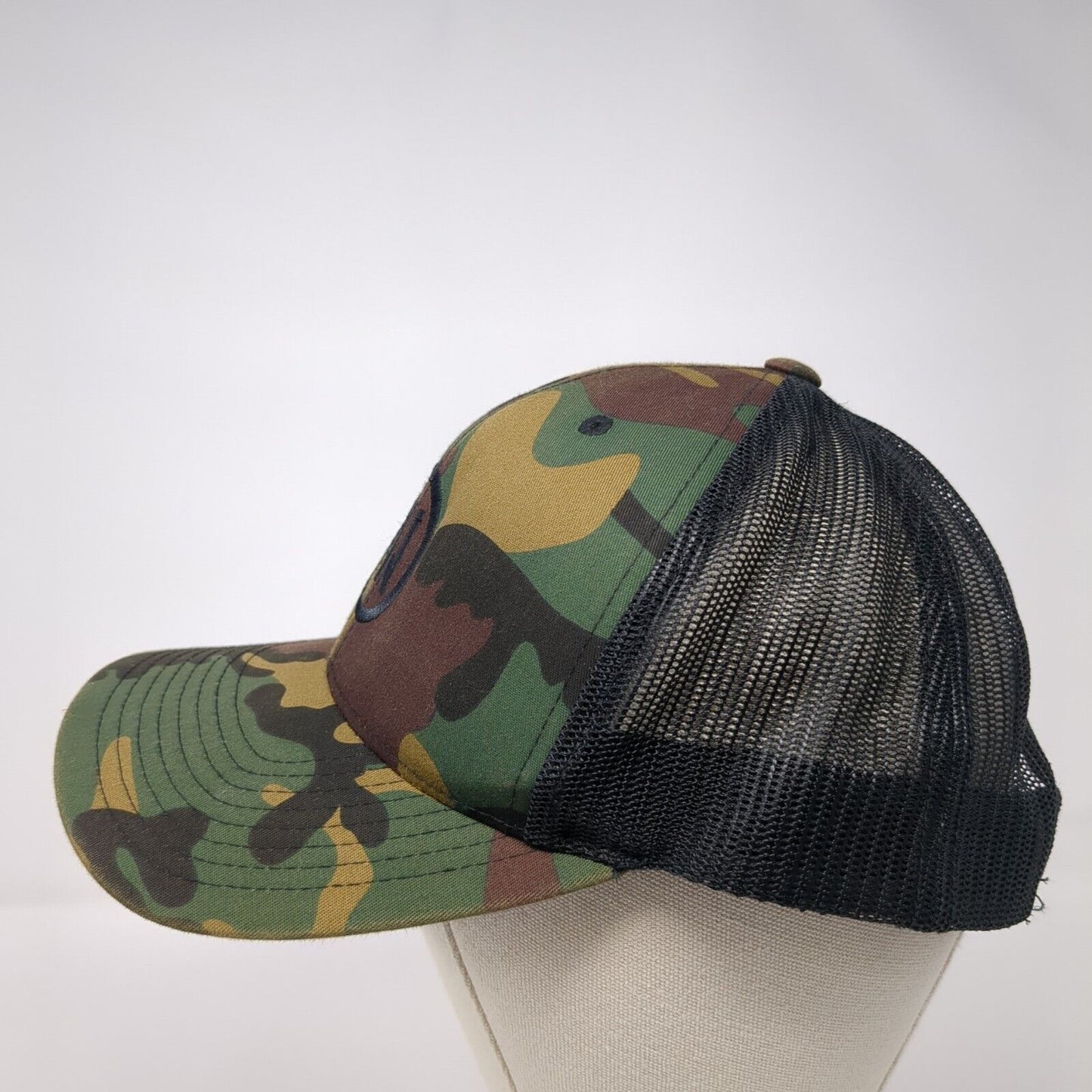 New Image Snapback Trucker Hat Camouflage OS Adjustable Embroidered Yupoong