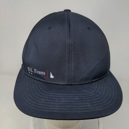 D.L. Evans Fitted Hat Blue S/M PTS 30 Performance Team Series Richardson