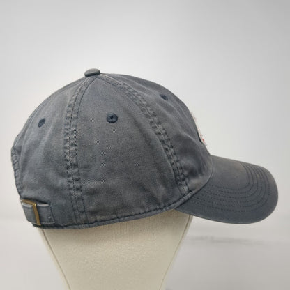 Life is Good Baseball Cap Gray One Size Slideback Cotton Embroidered Patch Hat