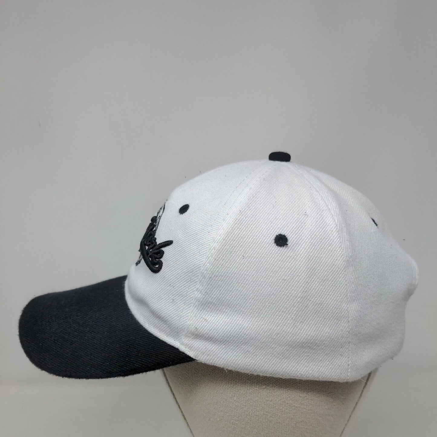 New York City Strapback Hat White One Size Adjustable Embroidered 6 Panel