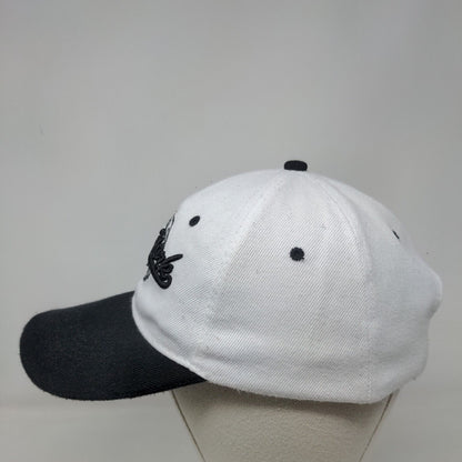 New York City Strapback Hat White One Size Adjustable Embroidered 6 Panel