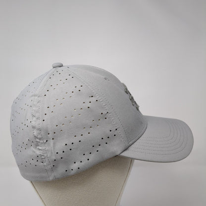 Dickies Fitted Hat Gray One Size A-Flex Stretch Embroidered Laser Cut
