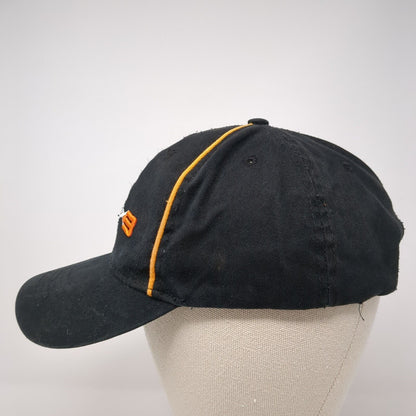 P90X3 Strapback Hat Black One Size Adjustable Embroidered 6 Panel Cotton