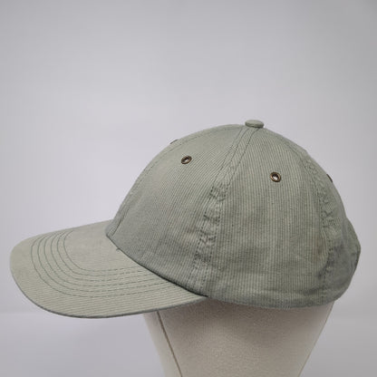 WEK Slideback Hat Green One Size Adjustable Vent Holes Solid Blank