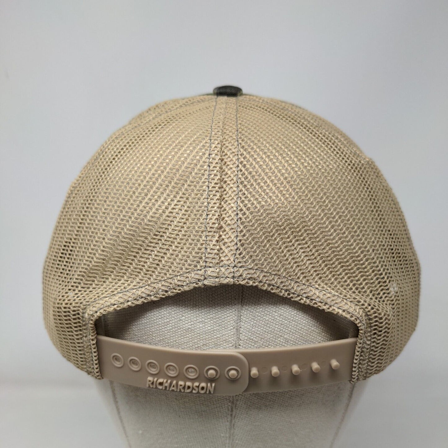 Richardson Snapback Mesh Back Trucker Hat Camouflage One Size 6 Panel