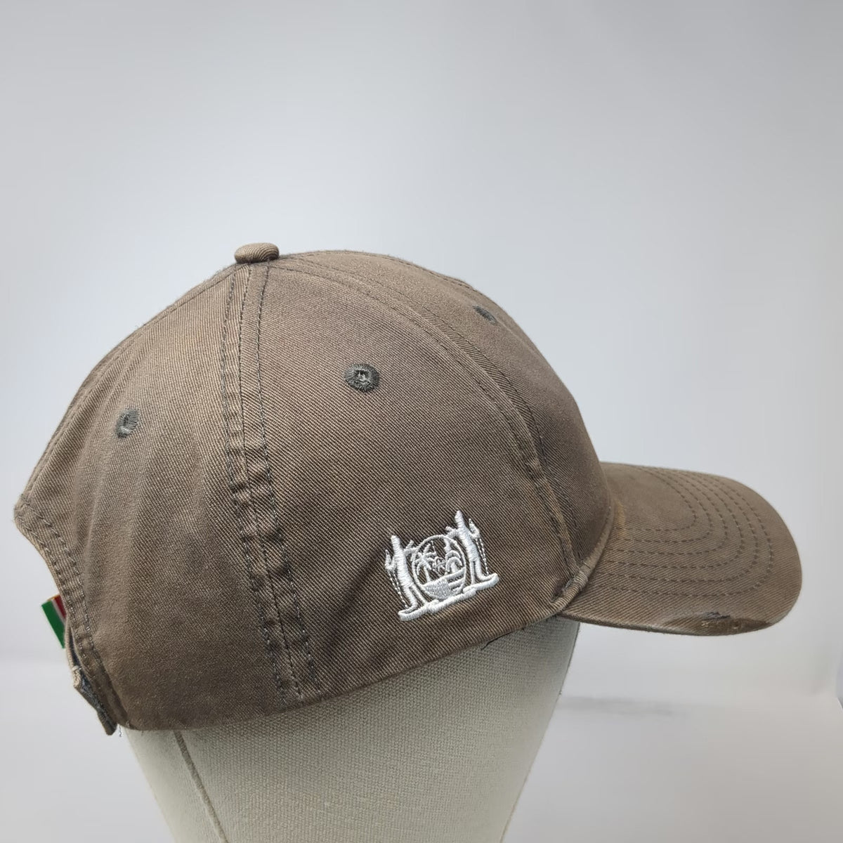 Beyond Nationalism I Love SU Baseball Cap Brown One Size Strapback Distressed