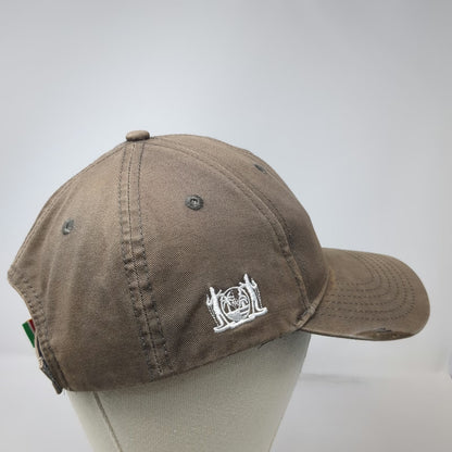 Beyond Nationalism I Love SU Baseball Cap Brown One Size Strapback Distressed