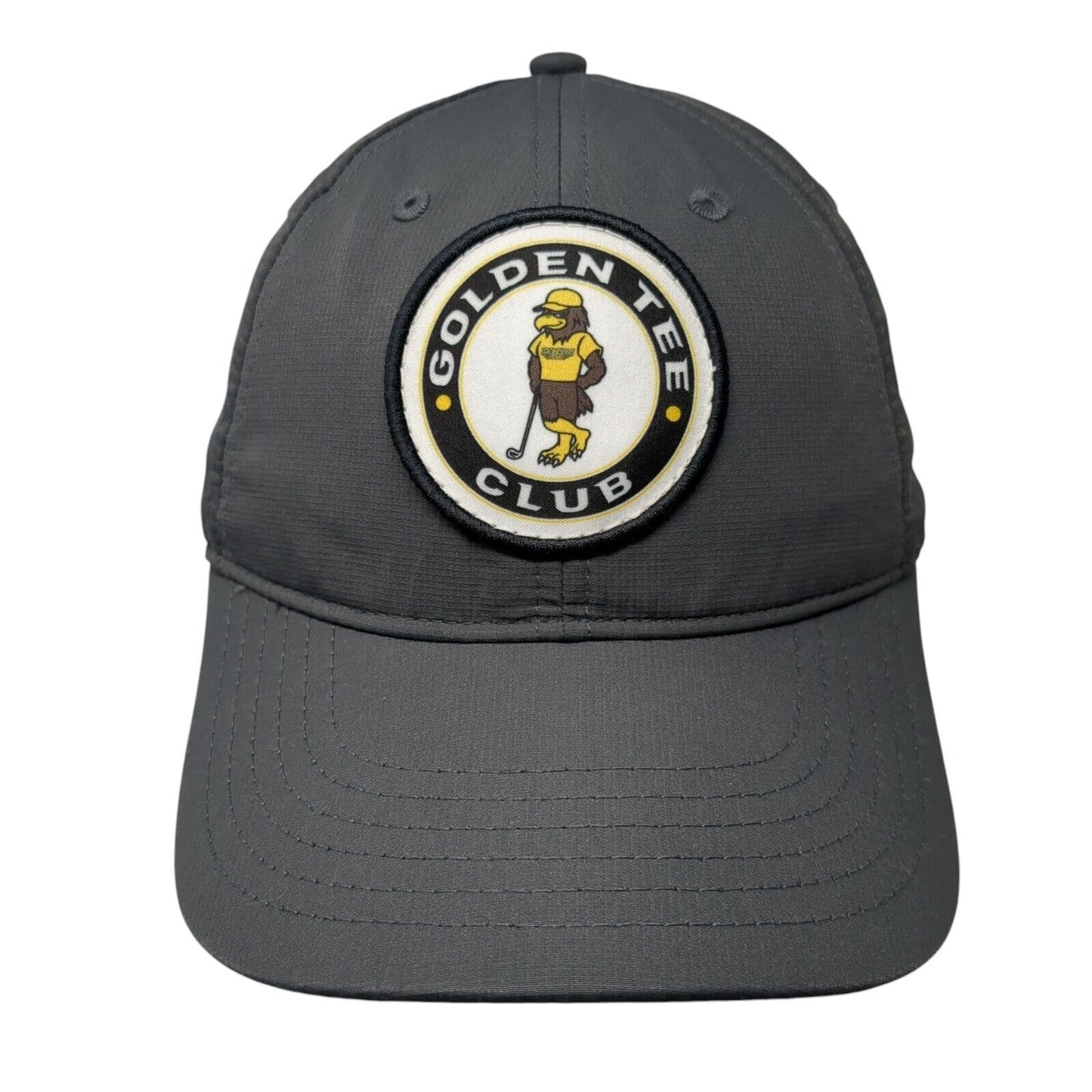 Golden Tee Club Strapback Hat Gray One Size Adjustable Outdoor Cap