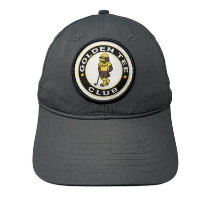 Golden Tee Club Strapback Hat Gray One Size Adjustable Outdoor Cap