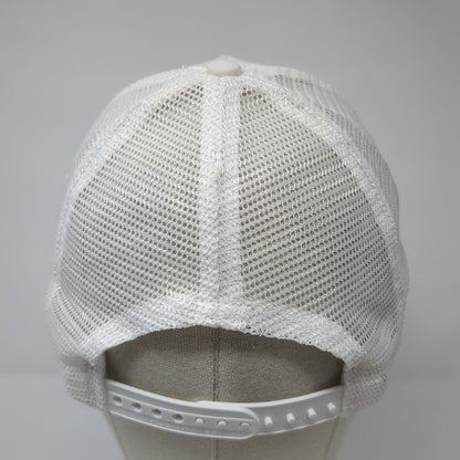 AMO MTD AFL CIO Snapback Trucker Hat White One Size Mesh Back USA