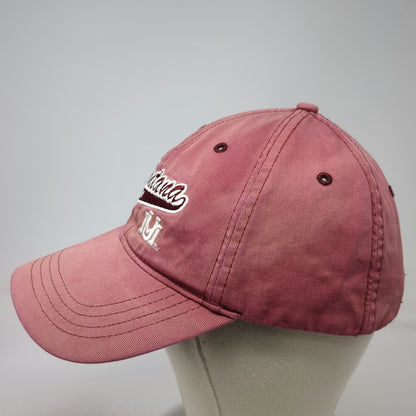 Montana Grizzlies NCAA Ouray Cap Hat Red One Size Strapback Curved Brim Cotton
