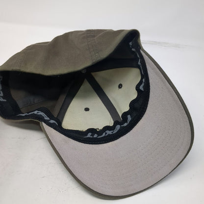 Enthuzst Baseball Cap Gray XL Flexfit Logo Curved Brim Stretch Fit Outdoor Hat