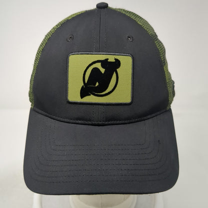 New Jersey Devils NHL Fanatics Cap Black Green One Size Salute to Service Camo