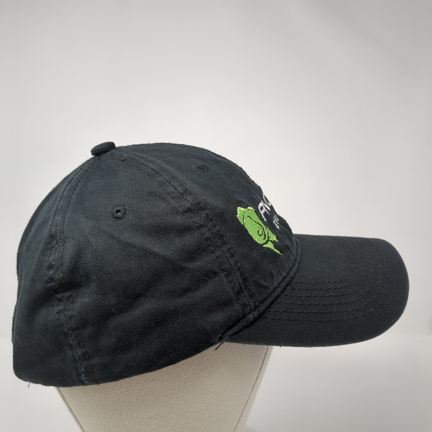AvoFuel Slideback Hat Black Avocado Bar Adjustable Embroidered Logo