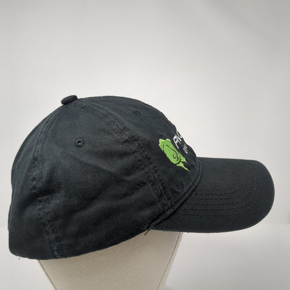 AvoFuel Slideback Hat Black Avocado Bar Adjustable Embroidered Logo