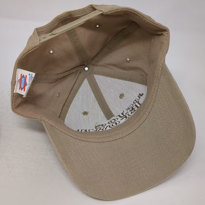 Nissin Cap Judge Joe Brown Embroidered Beige Snapback Hat Adjustable OS Promo