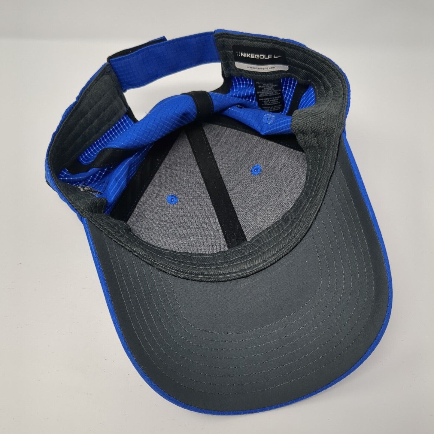 Nike Golf Strapback Hat Blue One Size Swoosh Adjustable Waikoloa