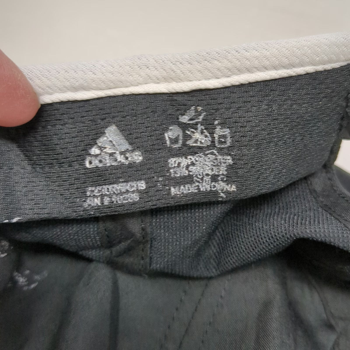 Adidas Baseball Cap Black One Size Strapback Mesh Performance Climalite Hat