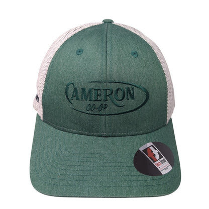 Cameron Co-Op Nutrena Trucker Hat Green Large Adjustable Mesh Back Richardson