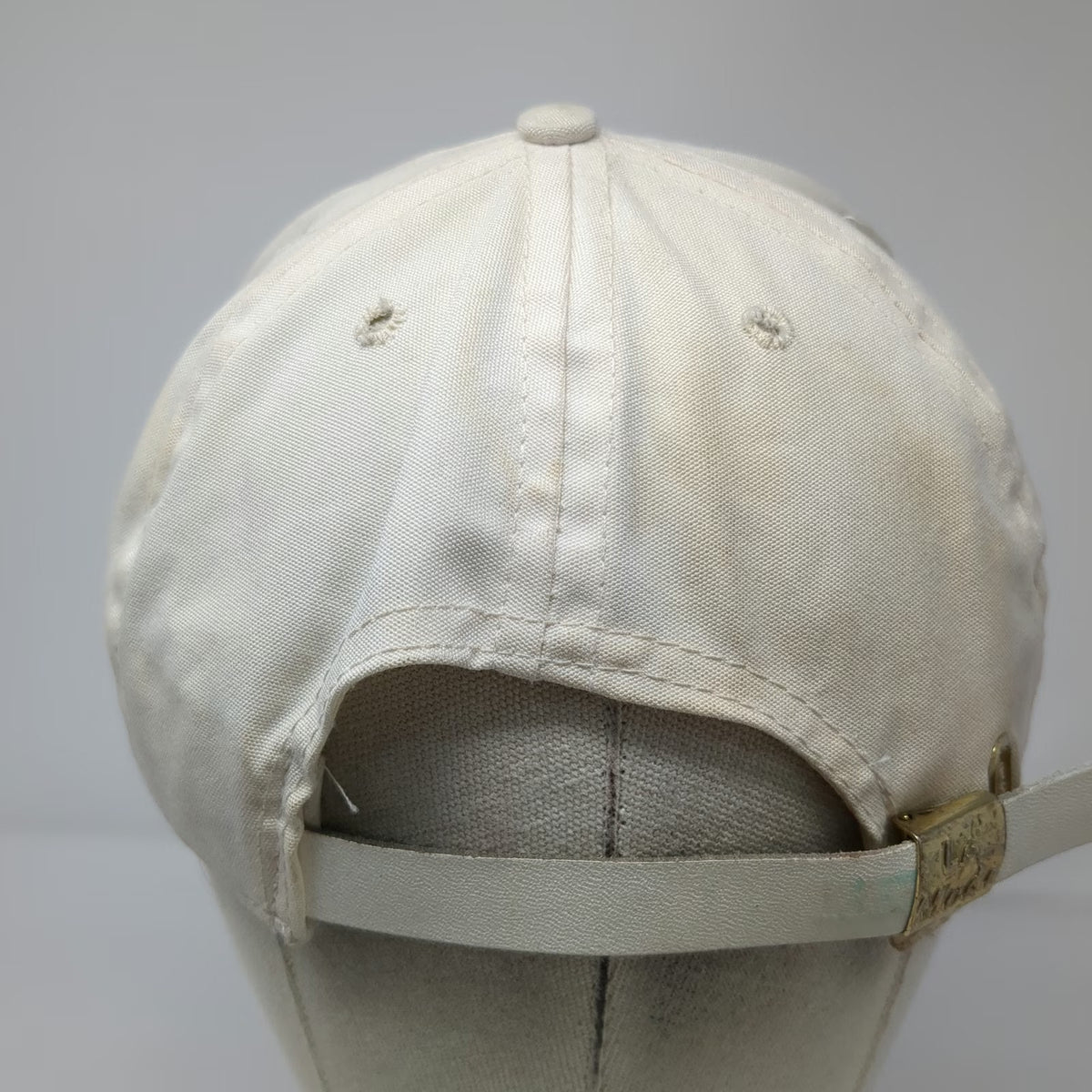 Boise State Broncos NCAA LaMode Cap Beige Slideback Green USA Made Hat Vintage
