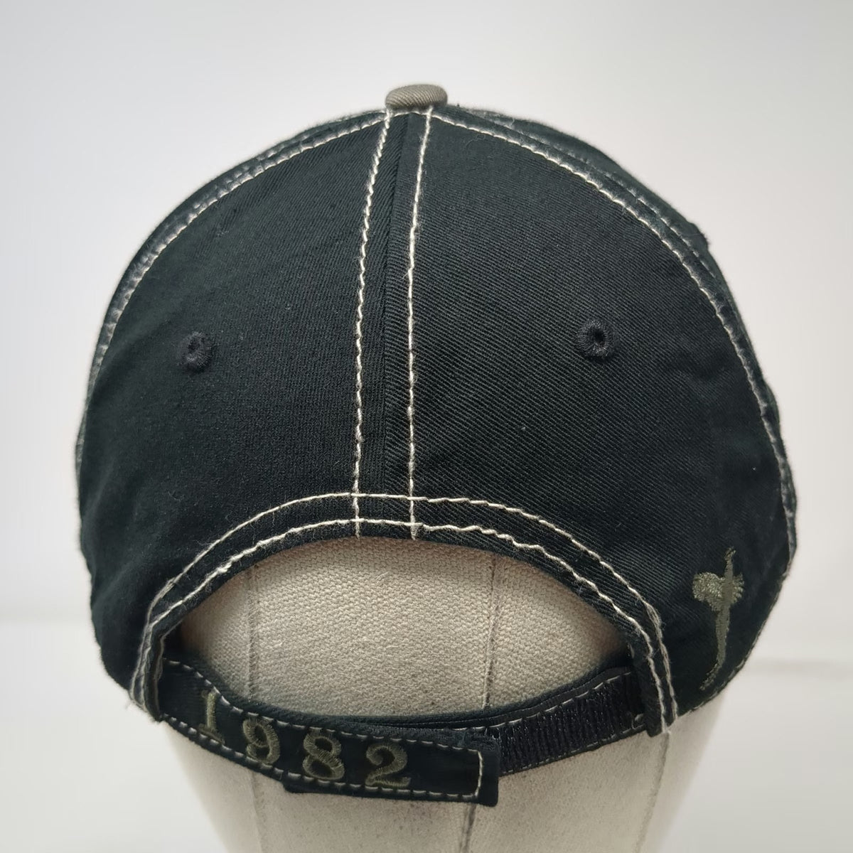 Points North Baseball Cap Gray Black One Size Pheasants Forever 1982 Cotton Hat