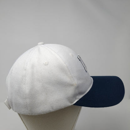 NY Strapback Hat White One Size Adjustable Embroidered Colorblock