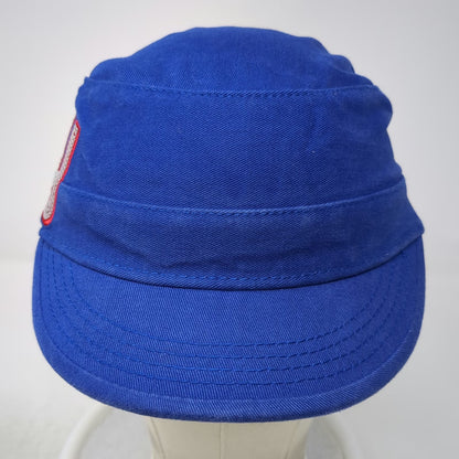 New York Giants NFL Team Apparel Army Cap Blue One Size Sequin Logo Cotton Hat