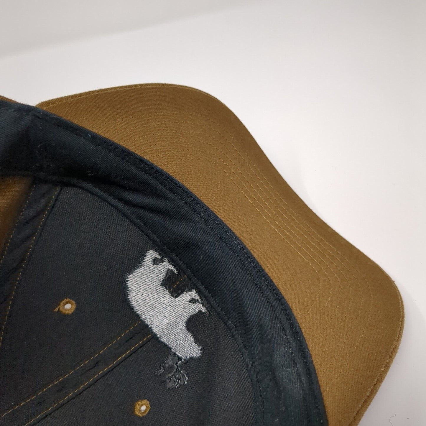 Beer Strapback Hat Brown One Size Adjustable Embroidered Richardson
