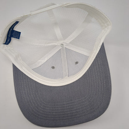 RJS Invitational Snapback Trucker Hat Gray OS Adjustable Mesh Port Authority