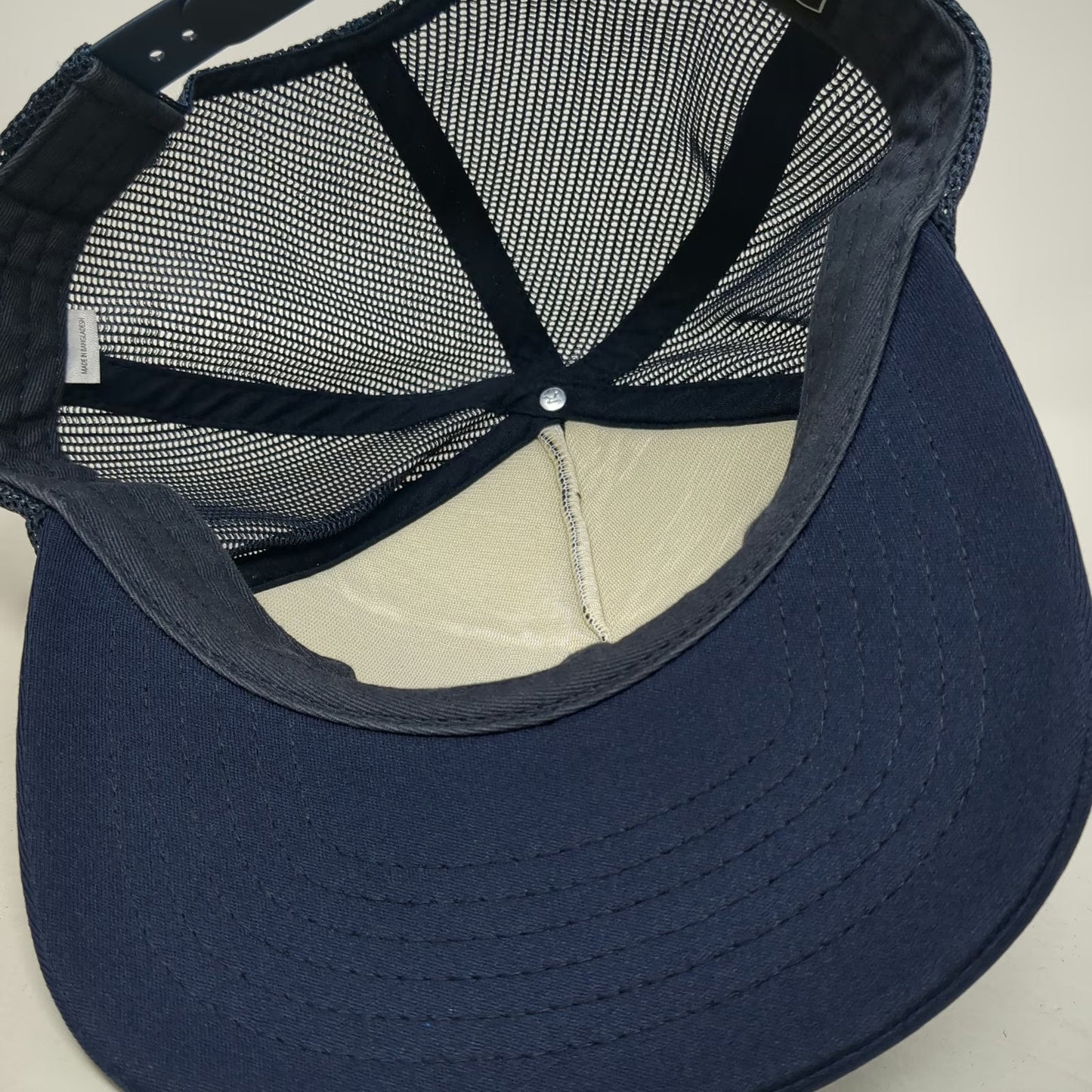 Richardson Trucker Hat Blue One Size Shaka Good Vibes Coast to Coast Mesh Rope