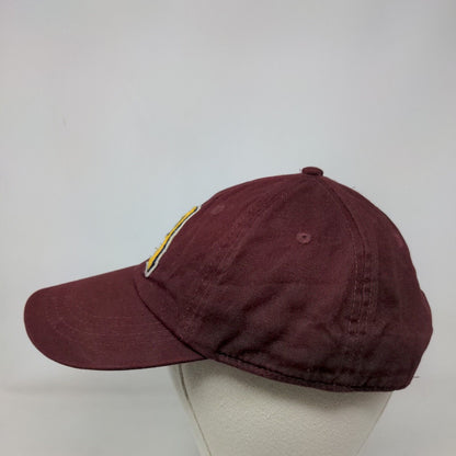 Aeropostale Snapback Hat Red OS Adjustable Embroidered Vented Holes 6 Panel