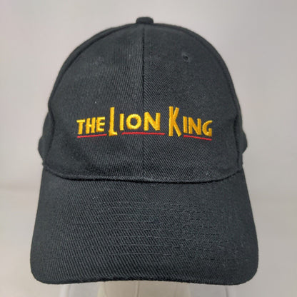 The Lion King Broadway Musical Slideback Hat Black One Size Embroidered Disney