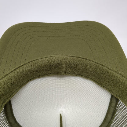 Hyde Perk Coffee House Snapback Rope Trucker Hat Green One Size Mesh Back