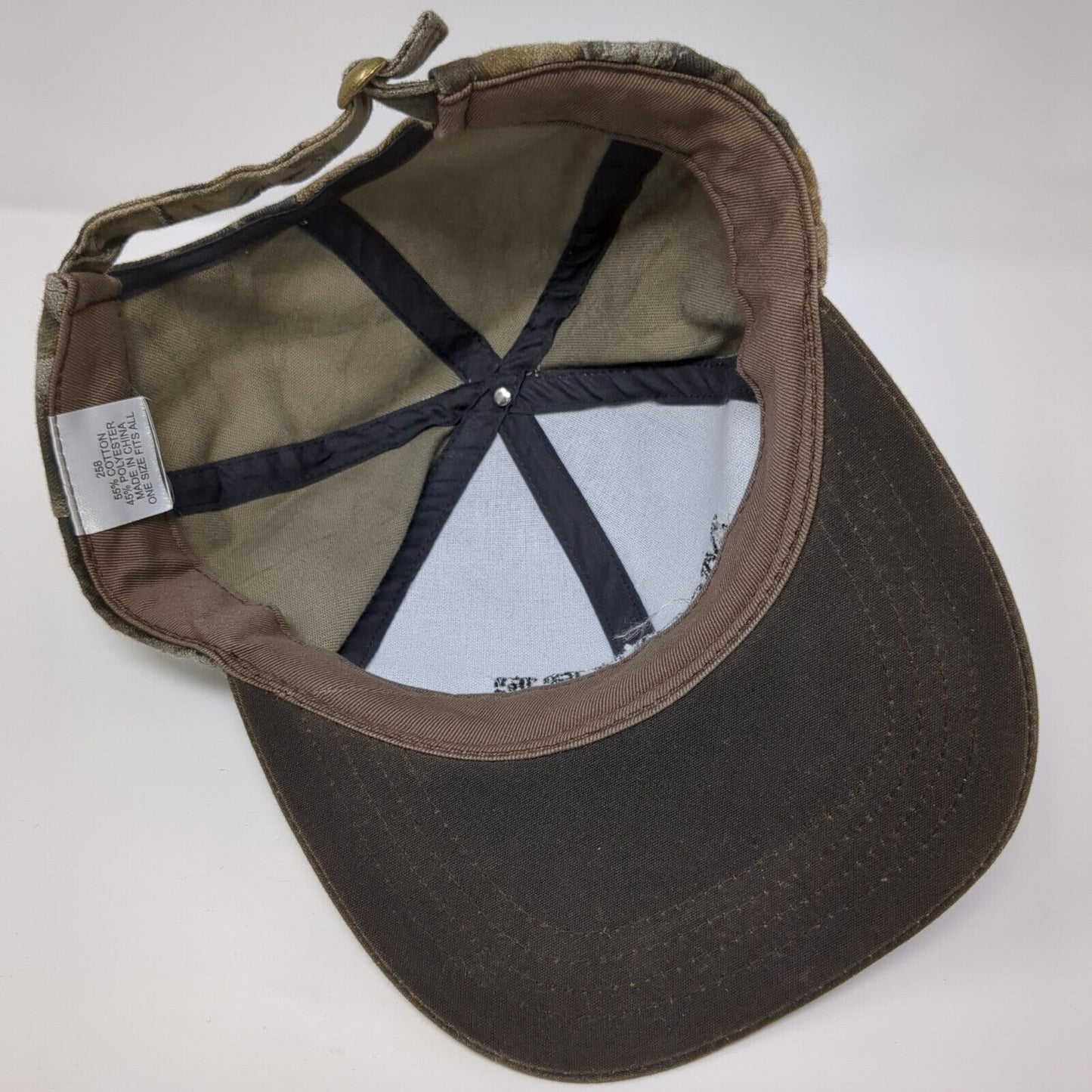 McGuire Bearing Company Slideback Hat Camouflage OSFA Adjustable Embroidered