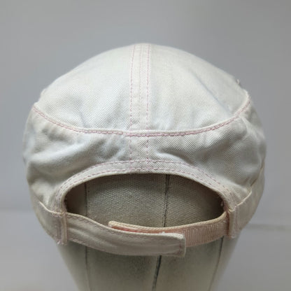Fahrenheit Army Cap White One Size Pink Stitching Tracy's King Crab Shack Hat