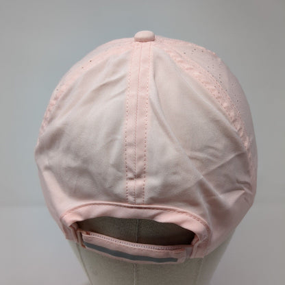 Layer 8 Running Cap Pink One Size Adjustable Breathable 6 Panel Blank