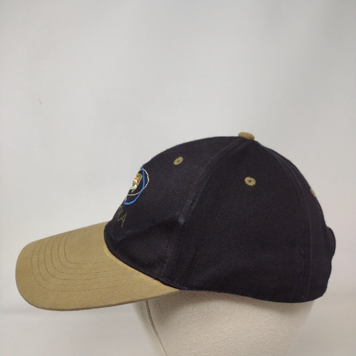Alaska Strapback Hat Multi One Size Embroidered Fish Colorblock